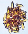 50 5x16mm Transparent Topaz Dagger Beads